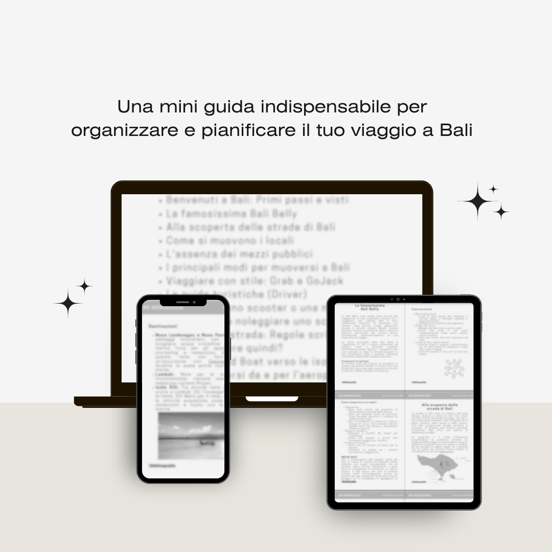 Miniguida: Come muoversi a Bali!