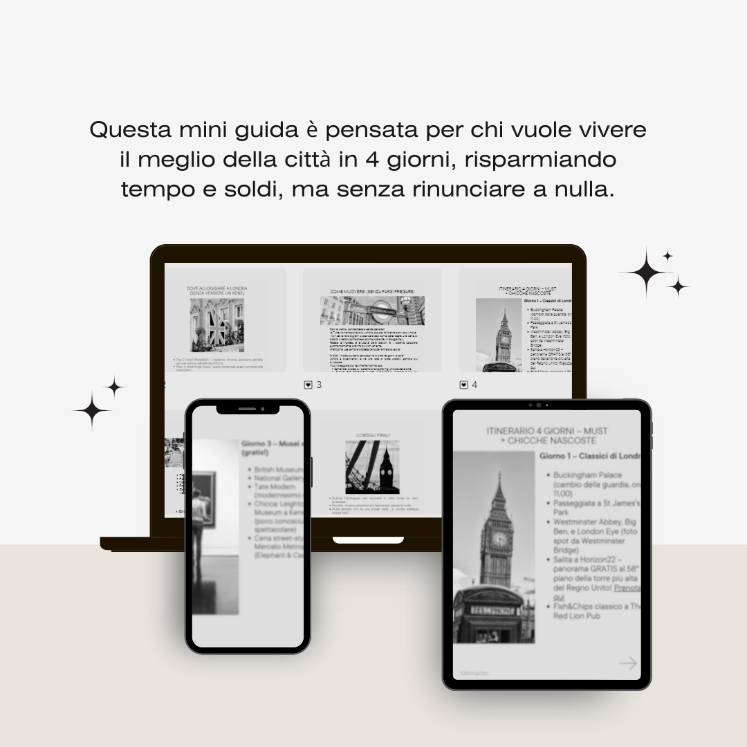 Mini guida di Londra – 4 giorni low budget, alta esperienza