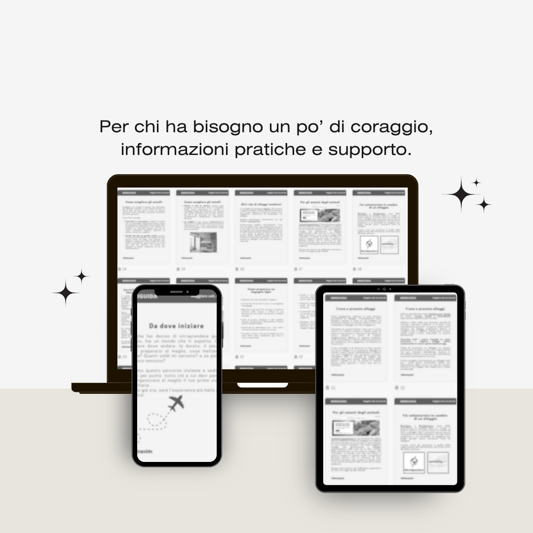 Miniguida "Viaggiare soli, ma mai soli"