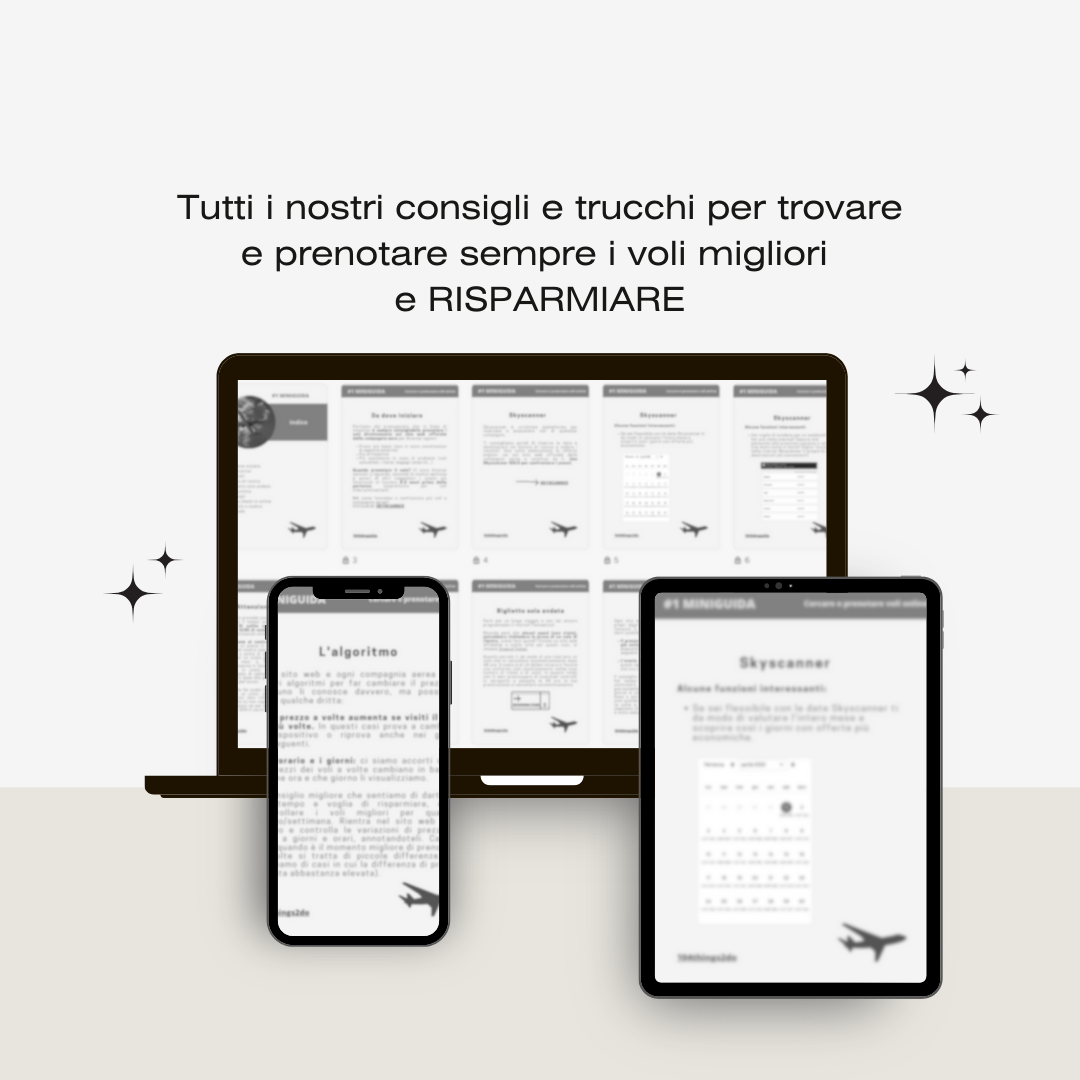 Miniguida "Come prenotare il volo migliore"