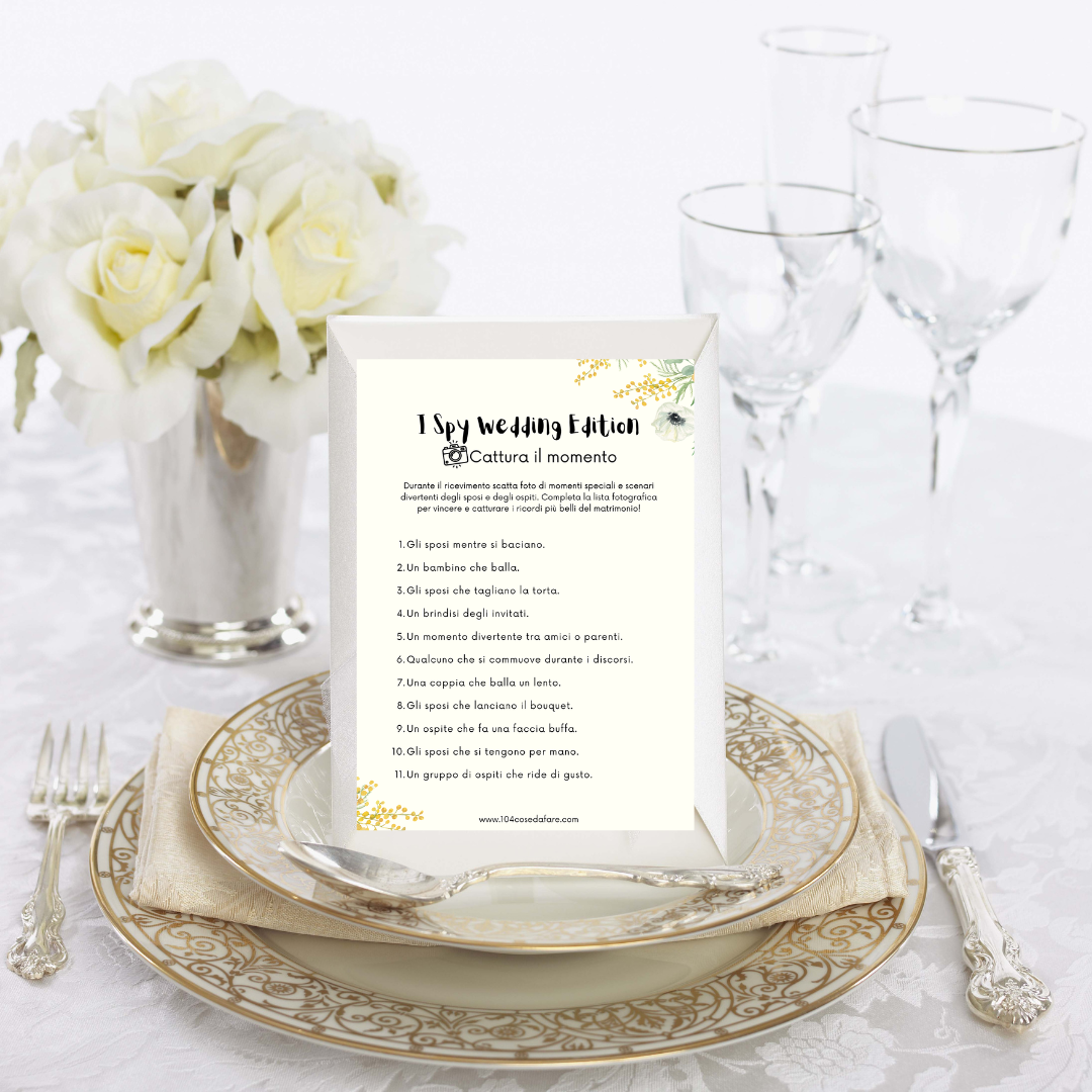 Giochi Stampabili per Matrimonio