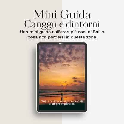 Miniguida "Canggu e dintorni - L’area più cool di Bali"